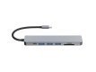 Equip 133494 stacja dokująca Przewodowa USB 3.2 Gen 1 (3.1 Gen 1) Type-C Srebrny