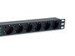 Equip 333317 rozdzielacz zasilania PDU 6 x gniazdo sieciowe 1U