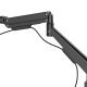 Hama 00220907 uchwyt / stojak do monitorów 88,9 cm (35") Biurko Czarny