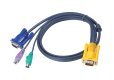 Kabel KVM ATEN 2L-5210P z wtykiem PS/2, długość 10m