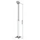 Ramię do projektora 110 -190cm sufitowe, 15kg, srebrne