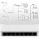 SWITCH przełącznik sieciowy 8 x port RJ45 | 100Mbps | Fast       Ethernet | LAN