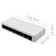 SWITCH przełącznik sieciowy 8 x port RJ45 | 100Mbps | Fast       Ethernet | LAN