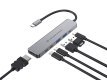 Conceptronic DONN33G stacja dokująca Przewodowa USB 3.2 Gen 1 (3.1 Gen 1) Type-C Srebrny