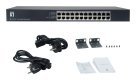 LevelOne GEU-2432 Nie zarządzany Gigabit Ethernet (10/100/1000) 1U Szary