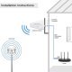 Antena 4G 5G LTE | 9dBi | kierunkowa | zewnętrzna | SMA male |   wodoodporna | 3m
