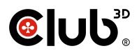 CLUB3D CAC-2502 kabel USB 1 m USB C 240 W Czarny