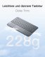 Inateck KB01105_GRAY klawiatura do urządzeń mobilnych QWERTZ Bluetooth Szary