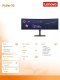 Monitor 49.0 cali ThinkVision P49w-30 WLED 63DBRAT1EU