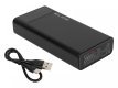 PowerBank PB20E QC+PD 20W 20000mAh+lightning Czarny