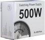 Inter-Tech SL-500 Plus moduł zasilaczy 500 W 20+4 pin ATX ATX Srebrny