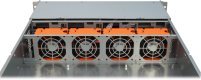 Inter-Tech IPC 2U-2408 Rack Czarny, Stal nierdzewna
