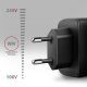 ACU-PQ45 Ładowarka sieciowa 2-port  QC3.0,4.0/AFC/FCP/PPS/Apple  + PD type-C, 45W, Czarna