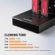 ADSA-M2C22 ALU Stacja dokująca USB-C 3.2 Gen2x2 dla 2x M.2 NVMe/SATA SSD z funkcją klonowania dysków bez komputera, z wentylatorem chłodzącym