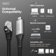 Kabel adapter USB-C - RJ45 Kat. 6A S/FTP, 1 Gbit/s, USB 3.2 Gen1, LSZH, 2m