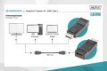 Adapter Displayport 1080p 60Hz FHD Typ DP/HDMI A M/Ż czarny