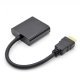 Adapter HDMI M-VGA F 15 cm