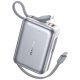 Powerbank C03 20000mAh 45W USB-A/USB-C + kable Lightning USB-C - srebrny