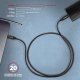 BUCM32-CM15AB Kabel USB-C - USB-C 1,5 m, USB 20Gbps, ładowanie PD 100W/PPS/QC4+/AFC, wideo 4K/60Hz, E-Marker, aluminiowe wtyki, w oplocie, czarny