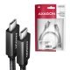 BUCM32-CM15AB Kabel USB-C - USB-C 1,5 m, USB 20Gbps, ładowanie PD 100W/PPS/QC4+/AFC, wideo 4K/60Hz, E-Marker, aluminiowe wtyki, w oplocie, czarny