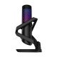 ASUS ROG Carnyx USB Gaming Microphone (25mm condenser capsule, 192kHz/24-bit, cardioid, high-pass filter, built-in pop filter, metal shock mount, one-touch mute, USB, Aura Sync RGB)- Black