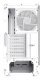 GameMax CLAW 460 WH Midi Tower Biały