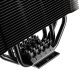 Kolink Umbra EX180 Black Edition Procesor Chłodnica hybrydowa 12 cm Czarny