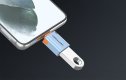 Adapter OTG USB 3.1 Vention USB-C do USB-A ze smyczą stop aluminium