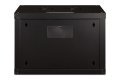 Digitus Szafa sieciowa wisząca Unique 19" 7U rack 600x450, drzwi szyba, czarny, niedzielona, złożona, 100kg