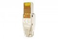 Wtyk modularny RJ45 kat.6A, PoE++, 10GbE, STP, ekranowany, beznarzędziowy, zakręcany, metalowy, AWG 22-27, linka/drut