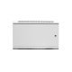 Szafa wisząca jednosekcyjna 19 6U 368/600/450mm, drzwi metalowe, szara (RAL7035), zmontowana