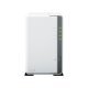 NAS Synology DS223j; Tower; 2x (3.5" SATA HDD); Realtek RTD1619B; ,1 GB DDR4, 1x 1GbE RJ-45