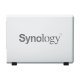 NAS Synology DS223j; Tower; 2x (3.5" SATA HDD); Realtek RTD1619B; ,1 GB DDR4, 1x 1GbE RJ-45