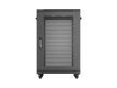 Szafa instalacyjna rack stojąca 19 cali 18U 600x800 drzwi perforowane (Flat pack) czarna