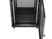 Szafa instalacyjna rack stojąca 19 cali 18U 600x800 drzwi perforowane (Flat pack) czarna