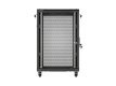 Szafa instalacyjna rack stojąca 19 cali 18U 600x800 drzwi perforowane (Flat pack) czarna