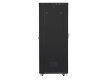 Szafa instalacyjna rack stojąca 19 42U 800x1000 czarna, drzwi perforowane LCD (Flat pack)