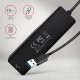 HUE-C2A HUB 4-portowy 5gbps 2x USB-A 2x USB-C, USB-C power in, kabel Type-A 19cm
