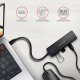 HUE-C2C HUB 4-portowy 5gbps 2x USB-A 2x USB-C , USB-C power IN, kabel Type-C 19cm