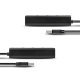 HUE-S2BP Hub 4-portowy USB 3.2 Gen 1, 1.2m kabel, zasilacz sieciowy