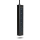 HUE-SA7BP Hub 7-portowy USB 3.2 GEN 1 aluminiowy z funkcją ładowania, zasilacz sieciowy