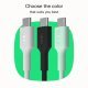Kabel USB-C-USB-C PowerFlex 100W silikonowy 1.2m zielony