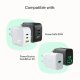 Kabel USB-C-USB-C PowerFlex 100W silikonowy 1.2m biały