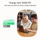 Kabel USB-C-USB-C PowerFlex 100W silikonowy 2m czarny