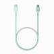 Kabel USB-C-USB-C PowerStream 100W oplot 1,2m zielony