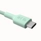 Kabel USB-C-USB-C PowerStream 100W oplot 1,2m zielony