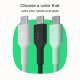 Kabel USB-C-USB-C PowerStream 100W oplot 0.3m czarny