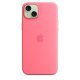 Silikonowe etui Apple z MagSafe Pink, do iPhone 15 Plus