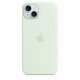 Silikonowe etui Apple z MagSafe Soft Mint, do Apple iPhone 15 Plus, MT103ZM/A