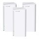 Tenda MX21 Pro(3-pack) Trójpasmowy (2,4 GHz / 5 GHz / 6 GHz) Wi-Fi 6 (802.11ax) Biały Wewnętrzne